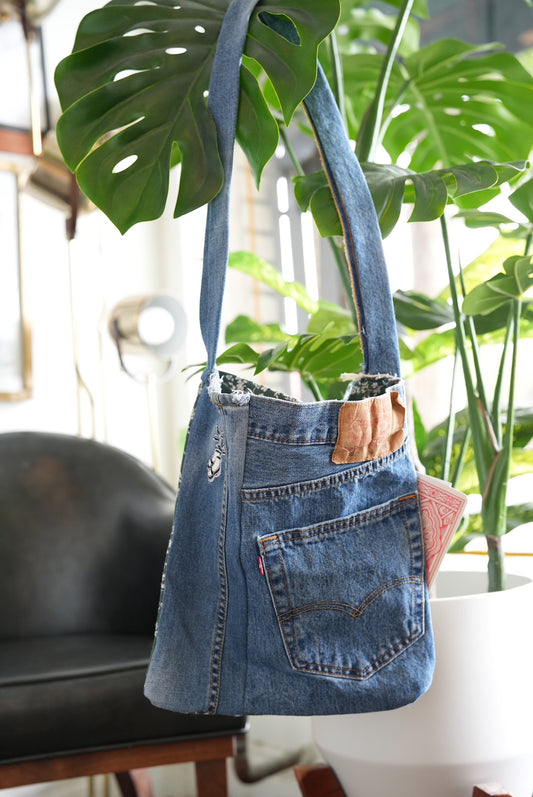 Upcycle Tote Bag (Levi’s Floral)